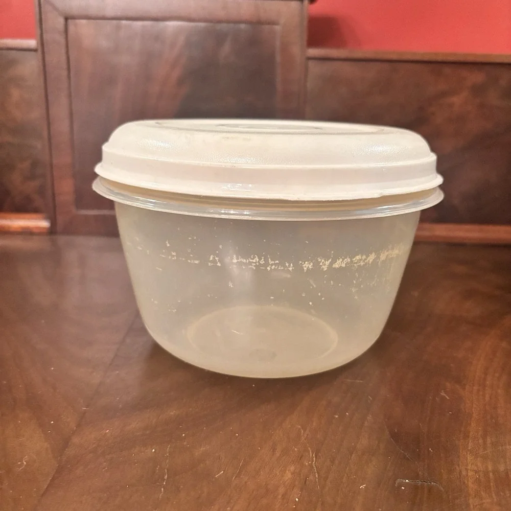 Vintage Rubbermaid Servin Saver #3 Containers 6 Cup 1.4 Qt Set of 2 w Lids